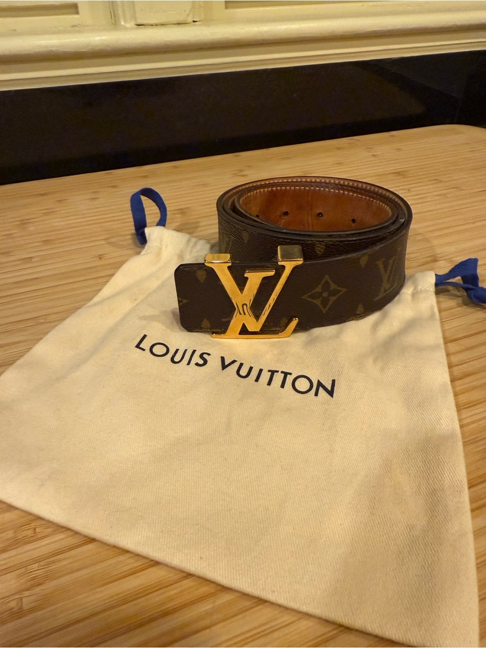 Gorgeous, authentic Louis Vuitton monogram belt